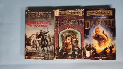 Moonshae Trilogy: Darkwalker on Moonshae, Black Wizards, Darkwell