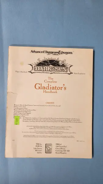 The Complete Gladiator's Handbook