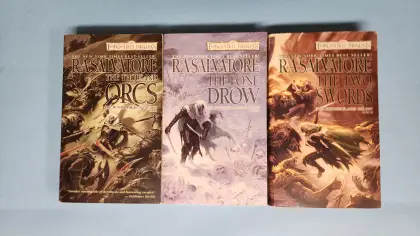 The Hunter's Blades Trilogy: The Thousand Orcs, The Lone Drow, The Two Swords