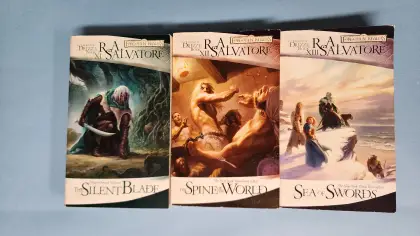 The Paths of Darkness: The Silent Blade, The Spine of the World, Sea of Swords